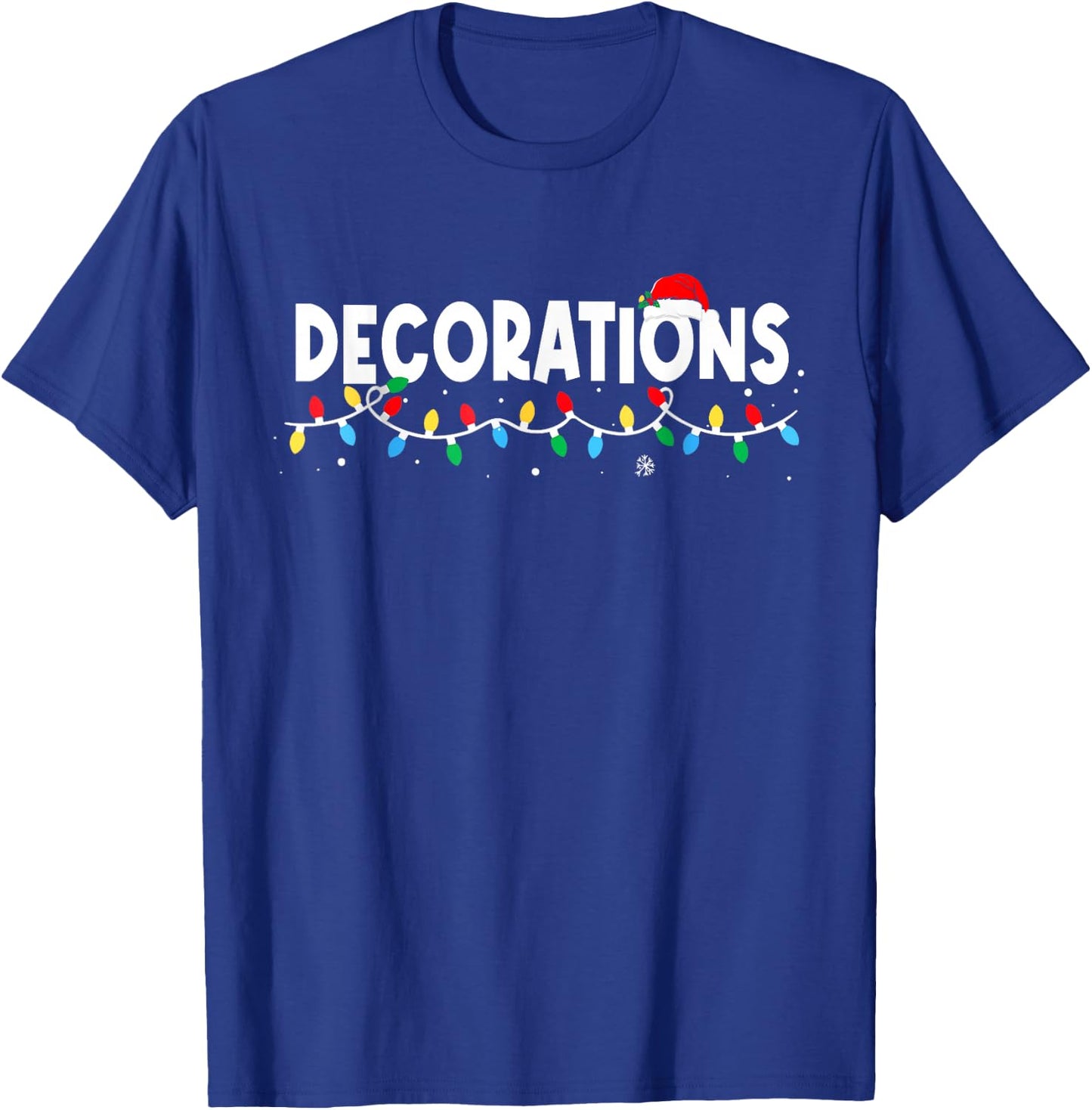 Funny I Put The D in Decorations Matching Couples Pajamas T-Shirt - T-Shirt | Royal