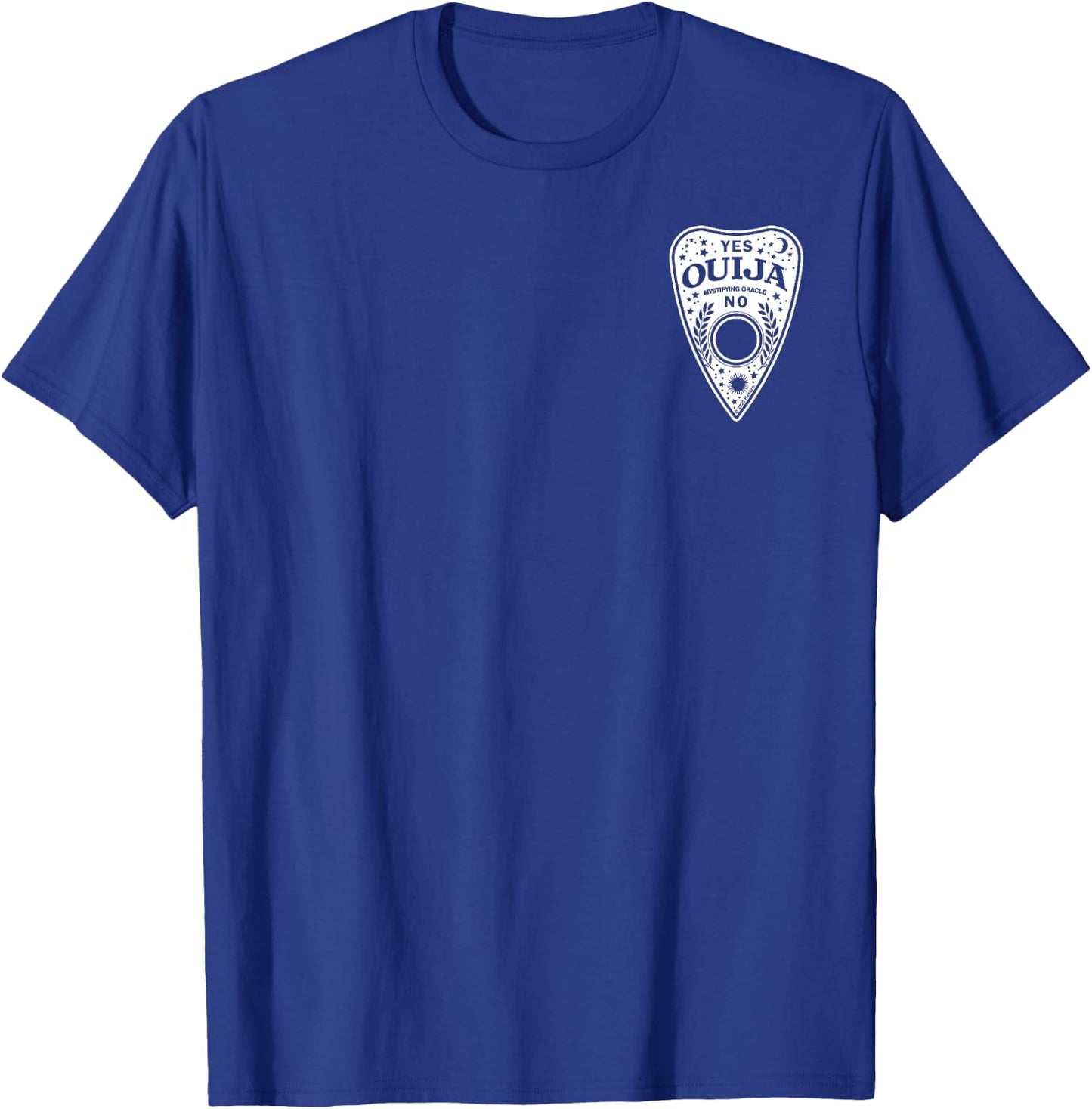 Ouija Vintage Planchette Pocket Logo T-Shirt - T-Shirt | Royal