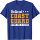 Retired Coast Guard Hand Me A Beer T-Shirt - T-Shirt | Royal