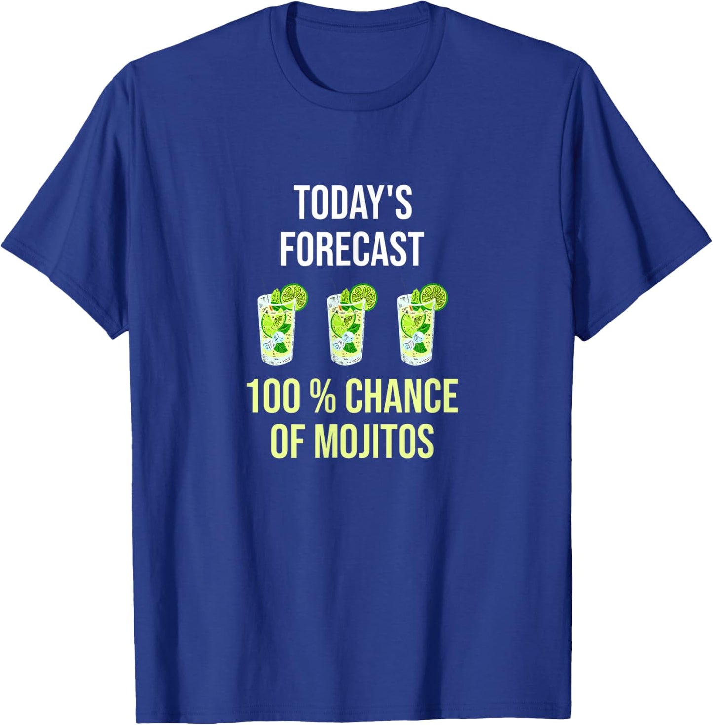 Funny Mojito King Lover Party Drink Bartender T-Shirt - T-Shirt | Royal