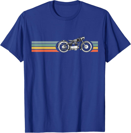 Retro Vintage Motorcycle | I love my Motorcycle T-Shirt - T-Shirt | Royal