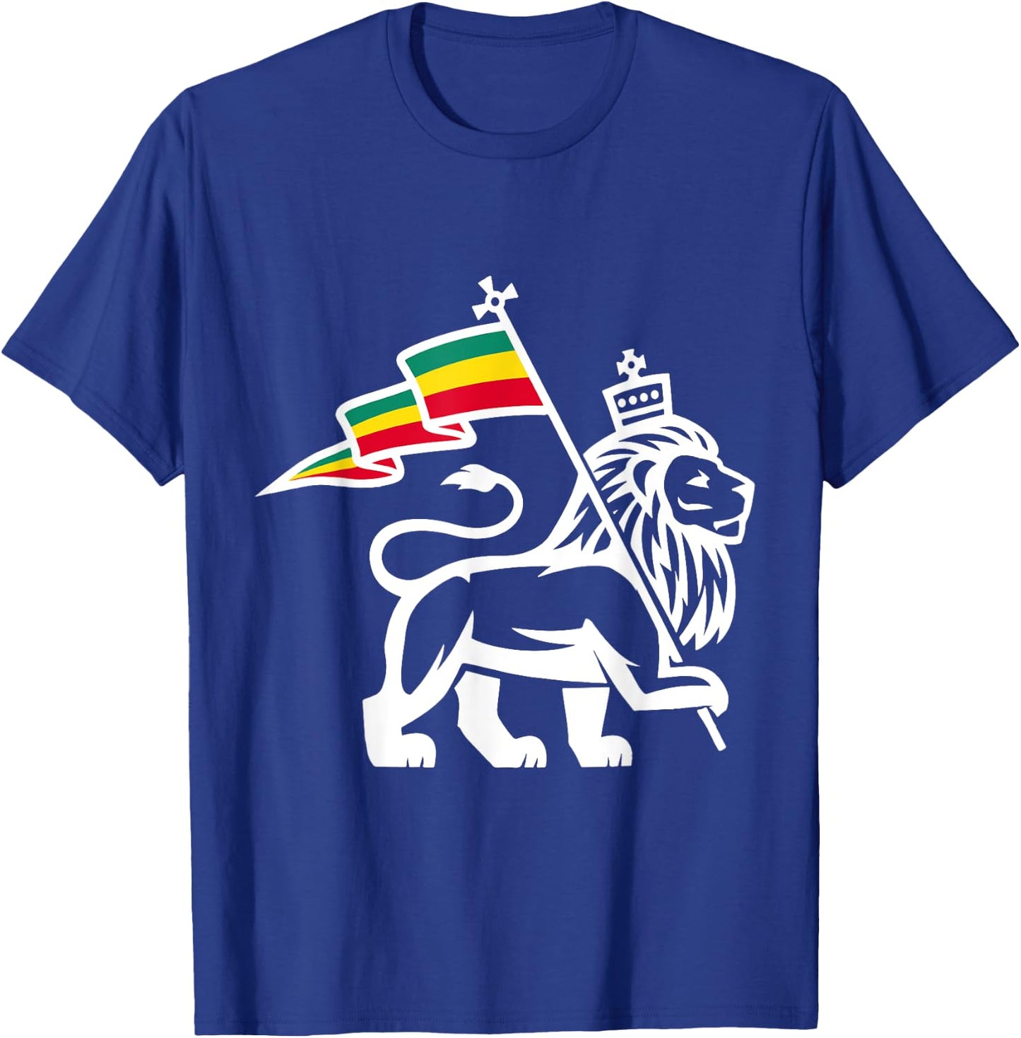 Lion of Judah Judah Rasta Rastafari Reggae T-Shirt - T-Shirt | Royal