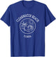 Clearwater Beach Florida Retro Seascape Novelty Art Design Men Women T-Shirt - T-Shirt | Royal