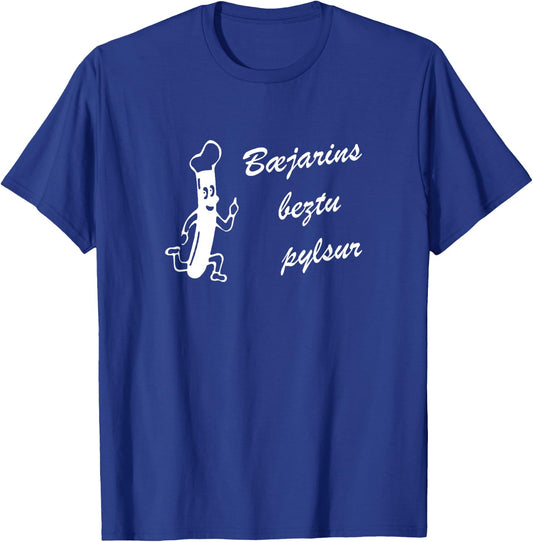 Iceland Shirt - Hotdog Foodie T-Shirt - T-Shirt | Royal
