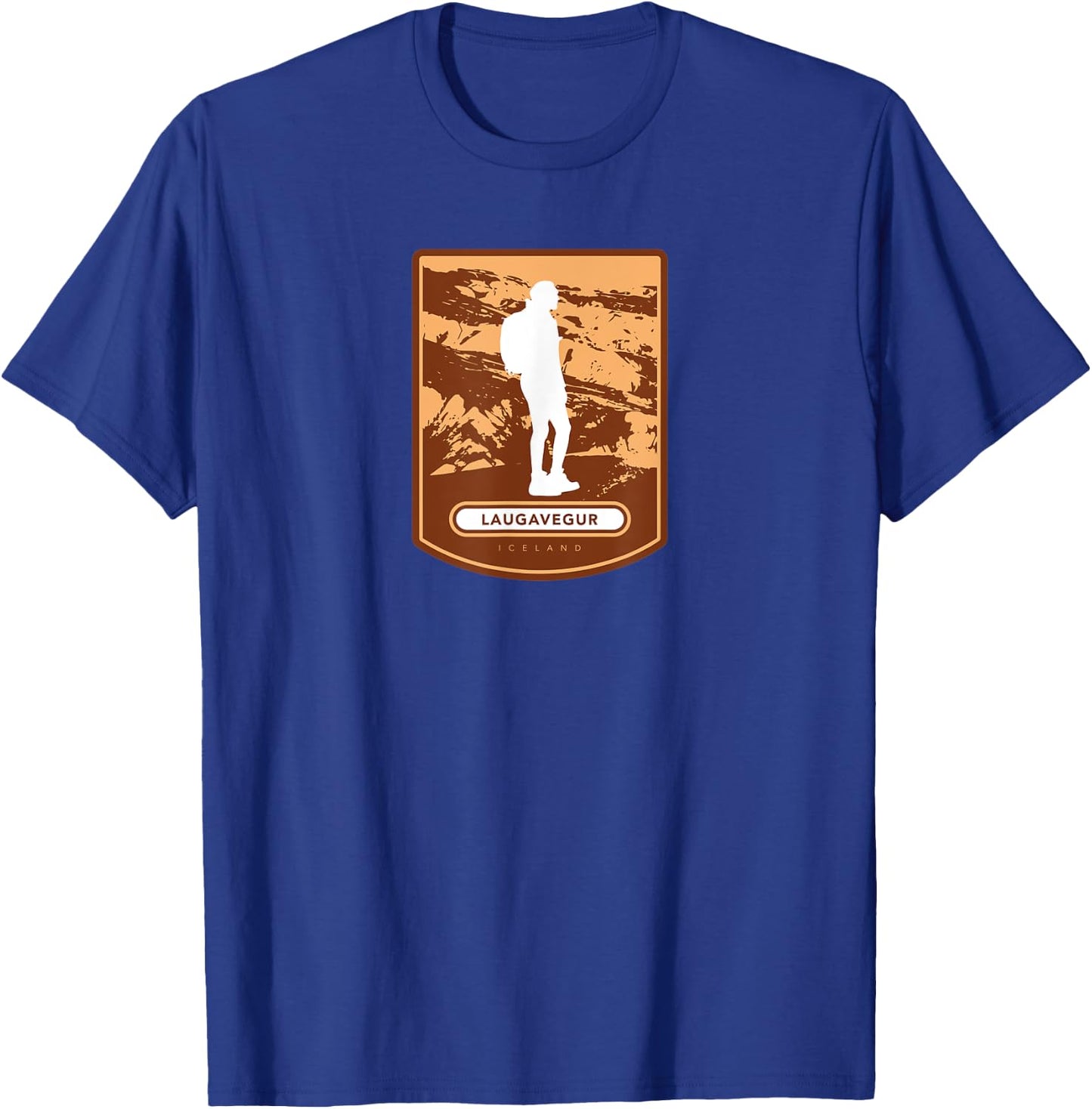 Laugavegur – Iceland T-Shirt - T-Shirt | Royal