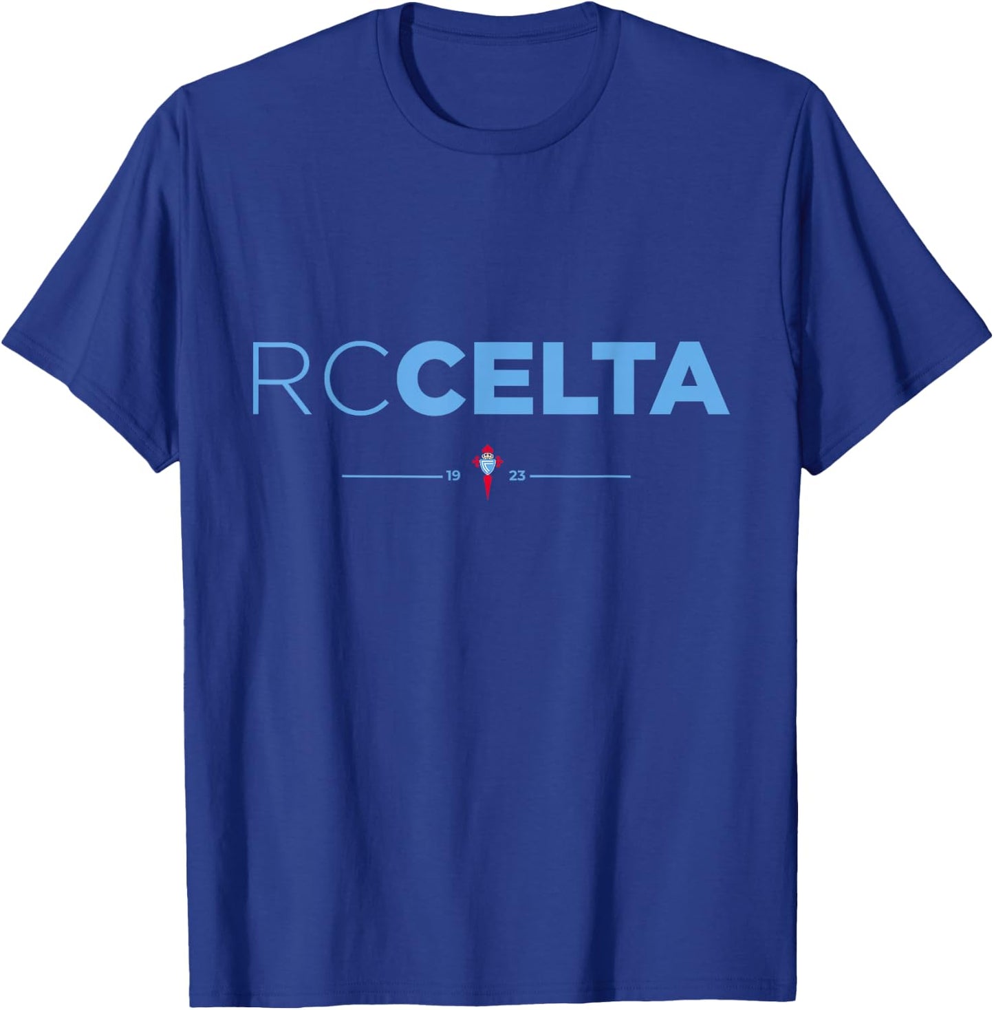 Real Club Celta RC Celta 1923 -Adults Black T-Shirt - T-Shirt | Royal