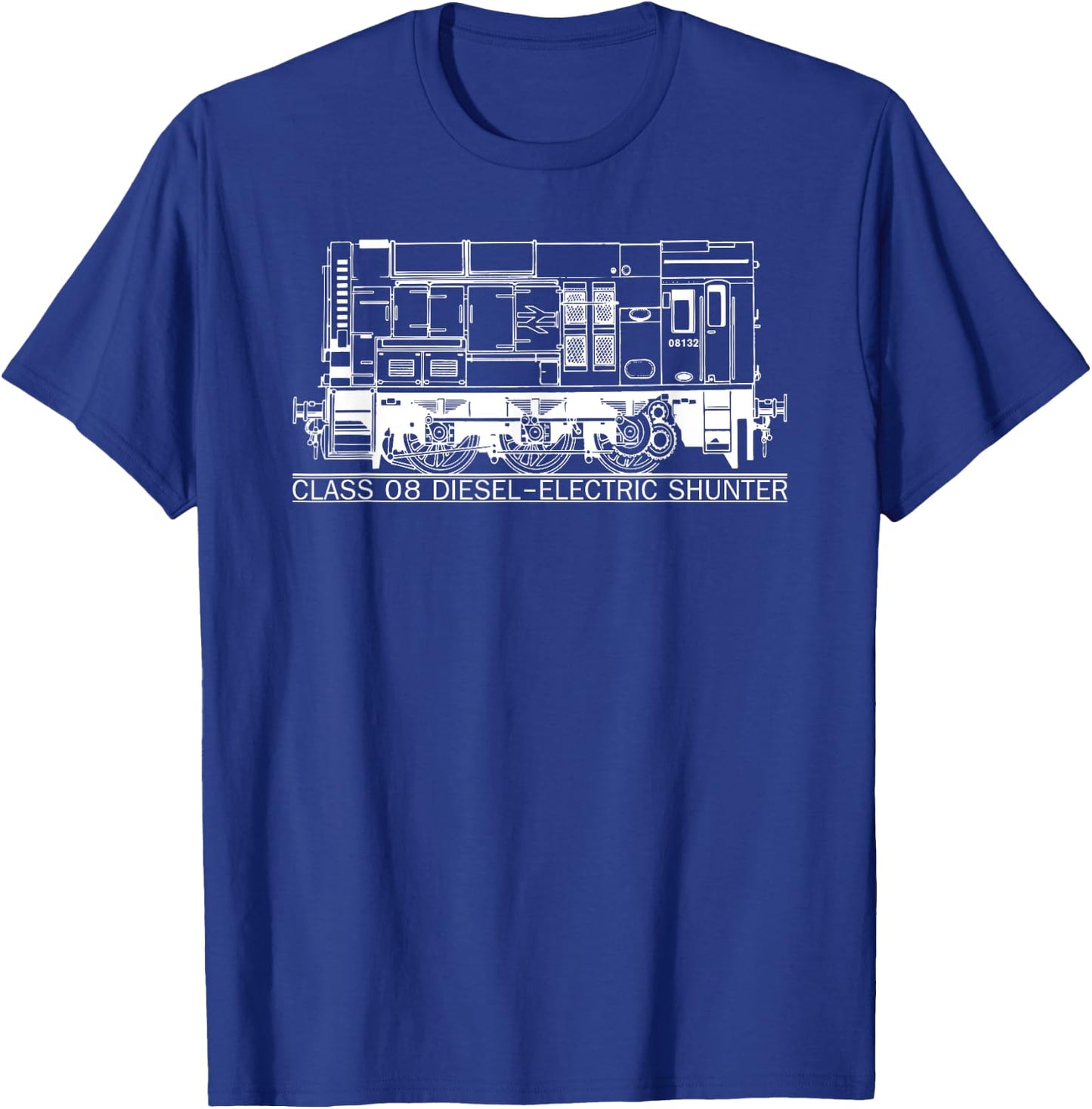 Class 08 Shunter British Rail Shunting Train T-Shirt - T-Shirt | Royal