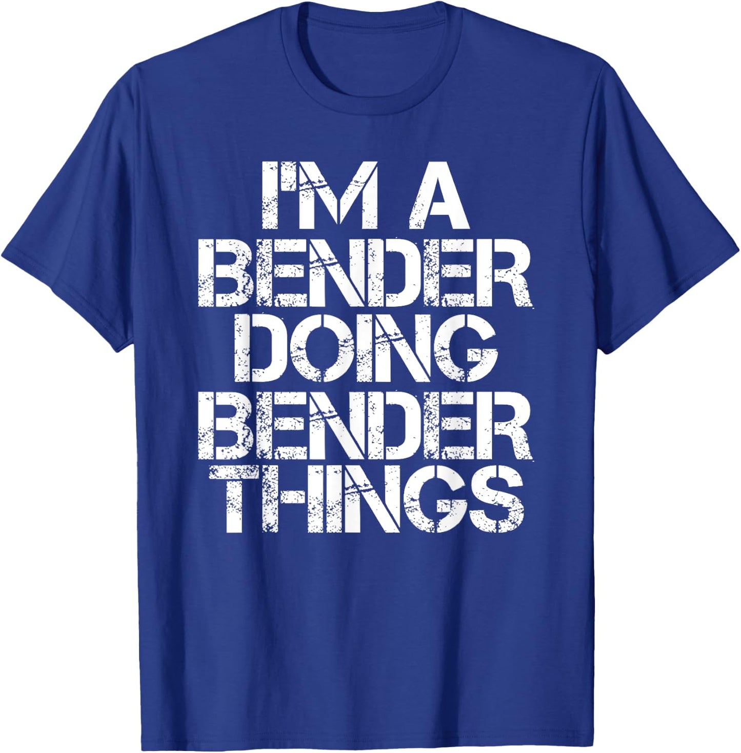 BENDER Funny Surname Family Tree Birthday Reunion Gift T-Shirt - T-Shirt | Royal