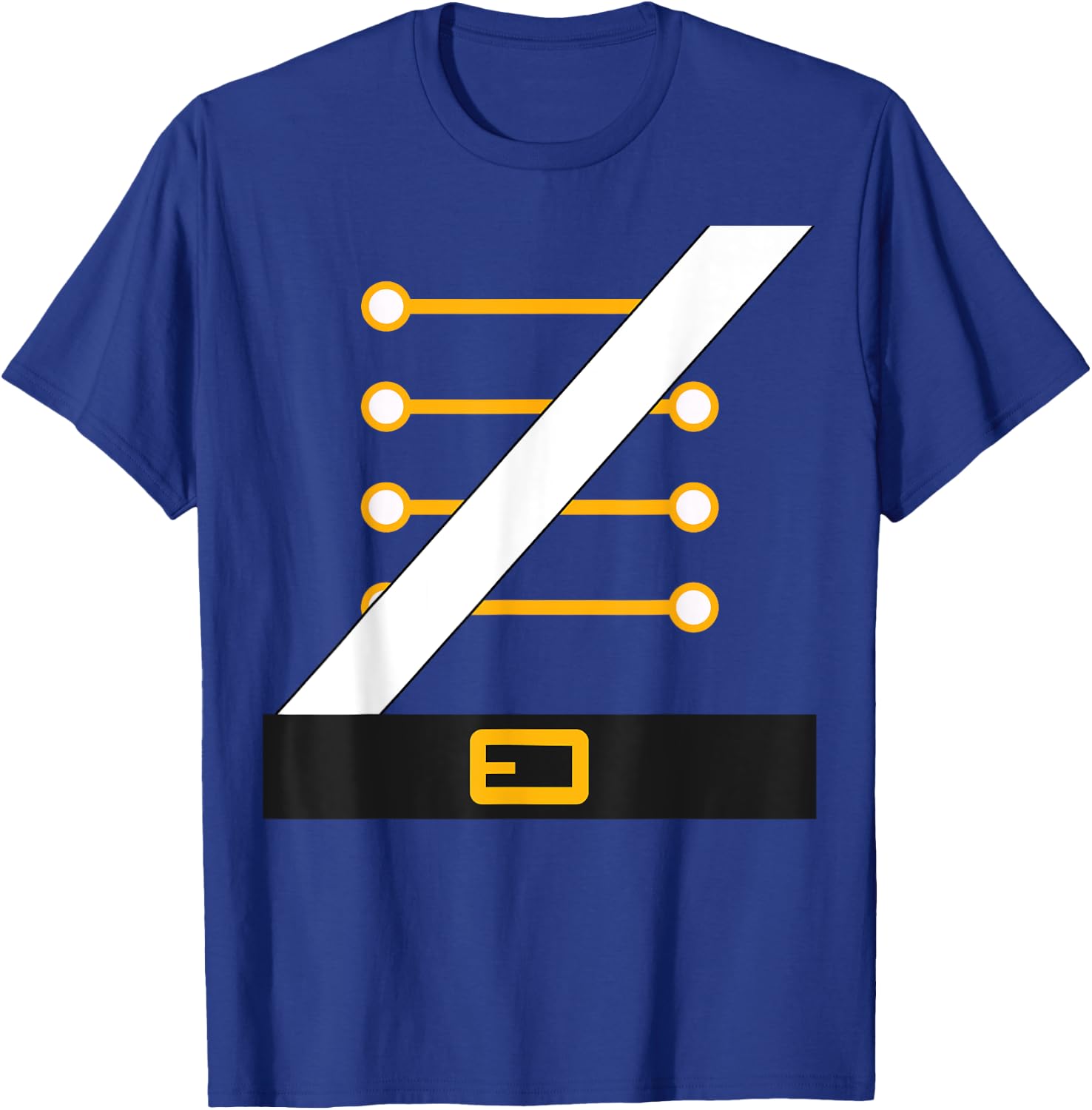 Nutcracker Costume Uniform Matching Toy Soldier Halloween T-Shirt - T-Shirt | Royal