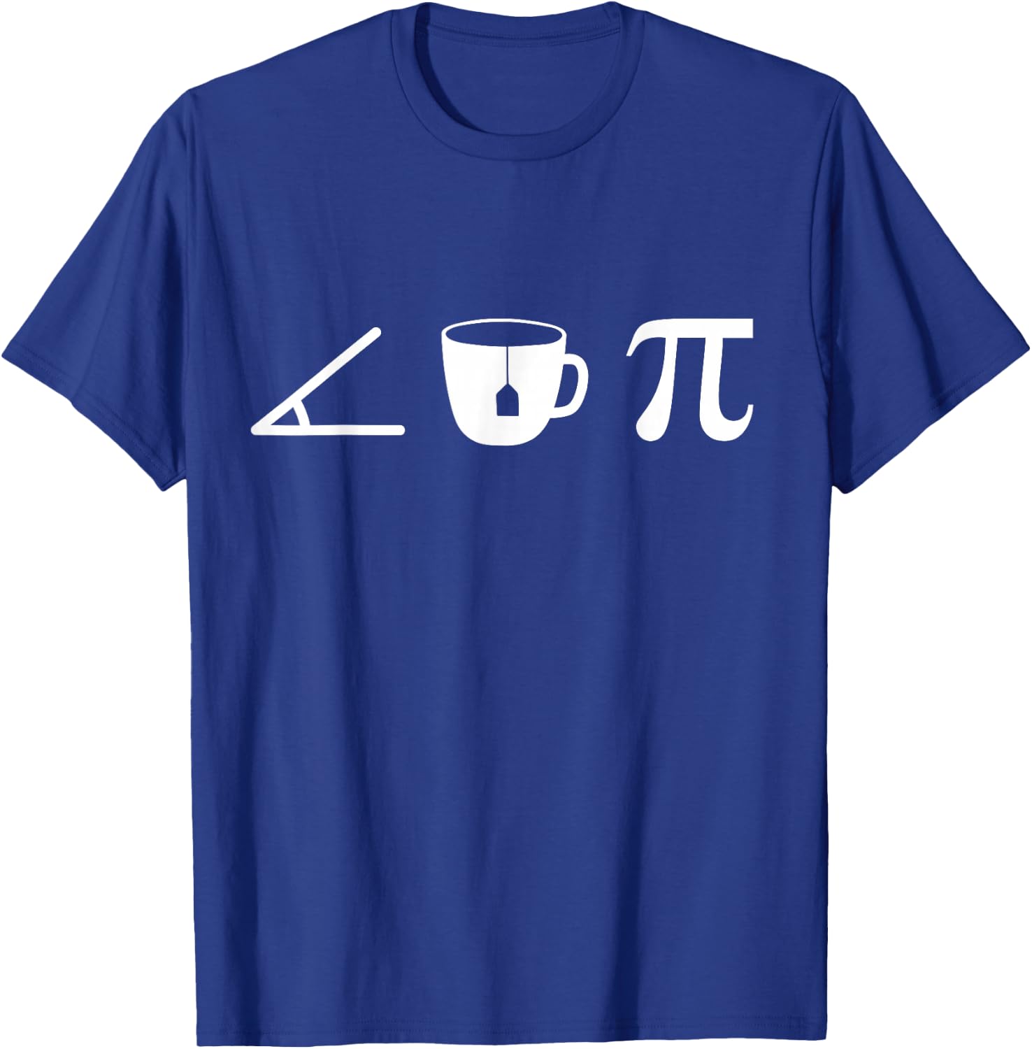 Acute Tea Pi a Funny Math Pun for Cute School Mathematics T-Shirt - T-Shirt | Royal