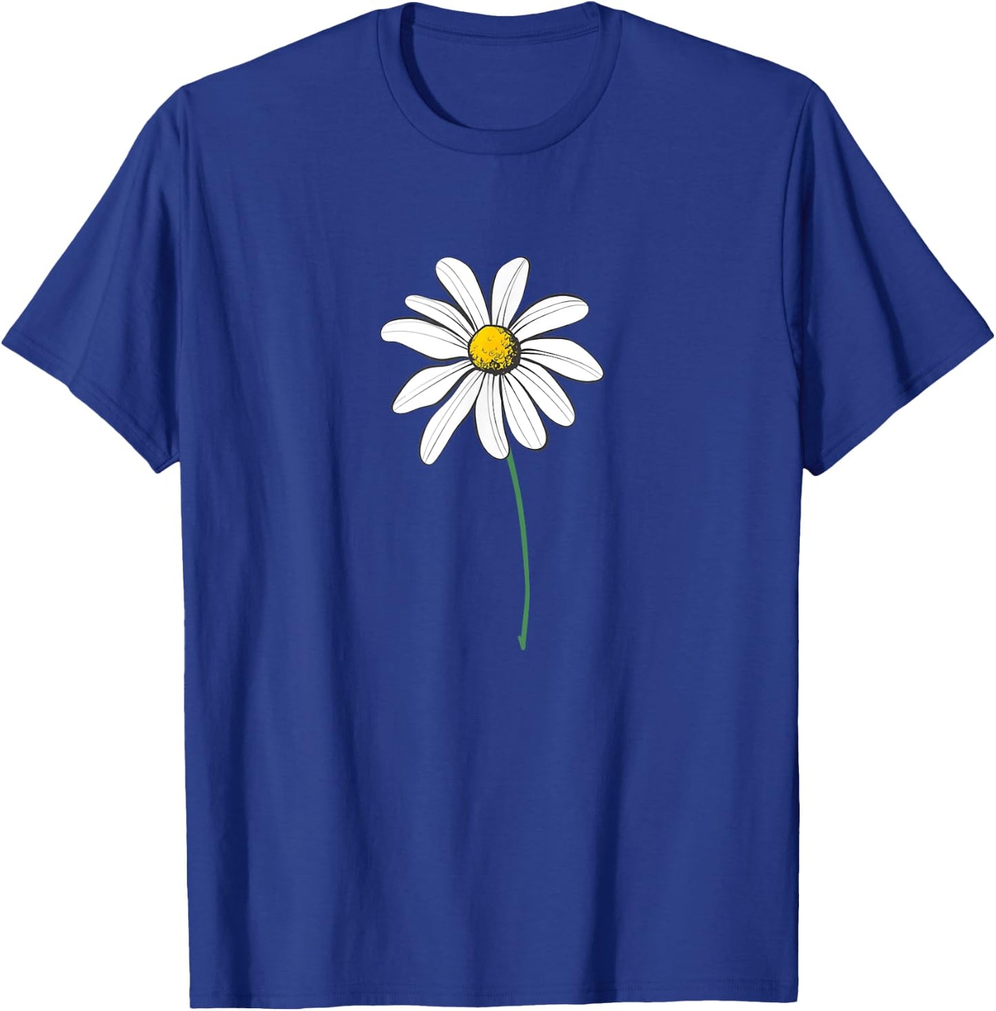 Daisy Pretty Flower Hippy Graphic T-Shirt - T-Shirt | Royal