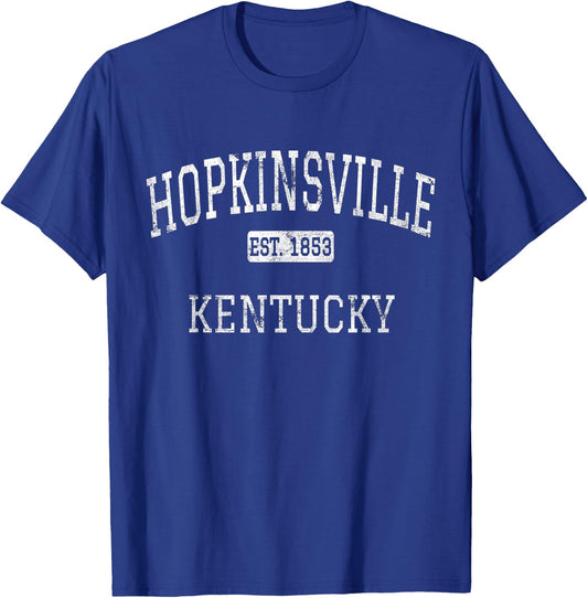Hopkinsville Kentucky KY Vintage T-Shirt - T-Shirt | Royal