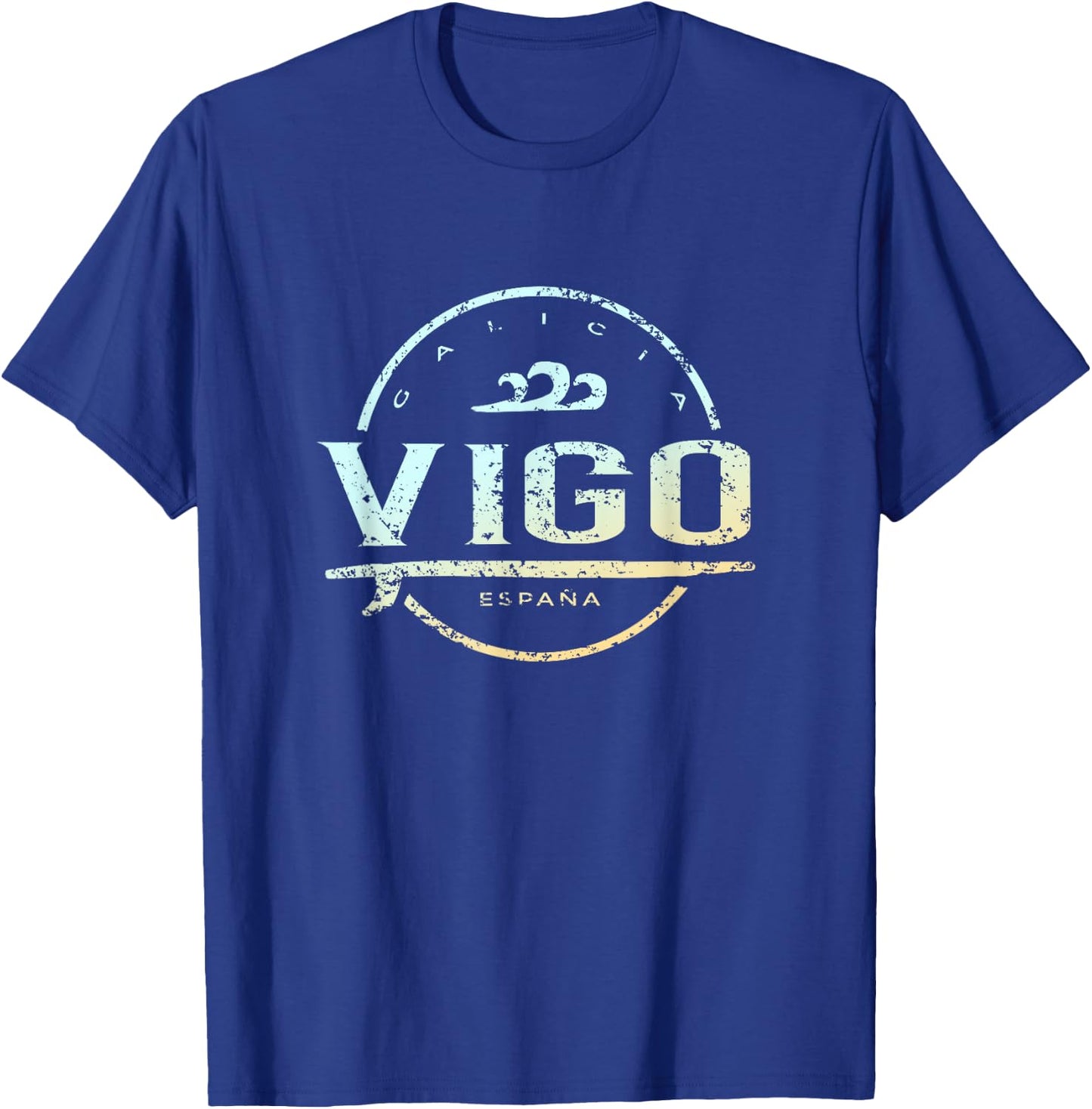 Vigo España - Retro Vigo Spain Vintage Surf T-Shirt - T-Shirt | Royal