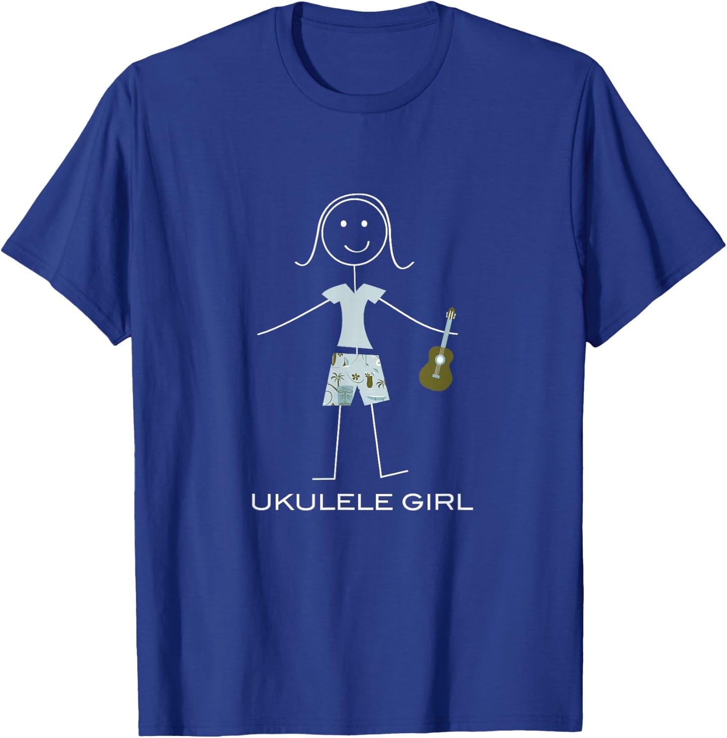 Funny Women Ukulele Girl Ukulele Player T-Shirt - T-Shirt | Royal