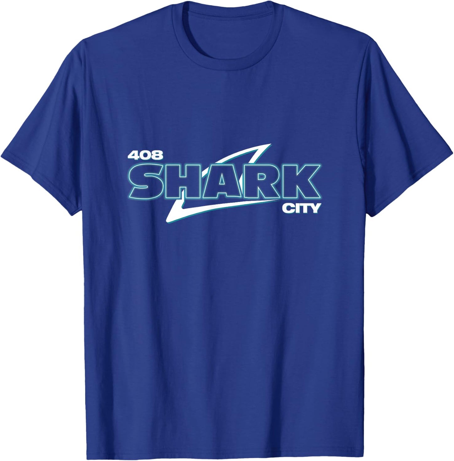 Shark City San Jose Savages Shirt , Black, Small, -Adults, Short Sleeve, Modern, Casual, San Jose Themed T-Shirt - T-Shirt | Royal