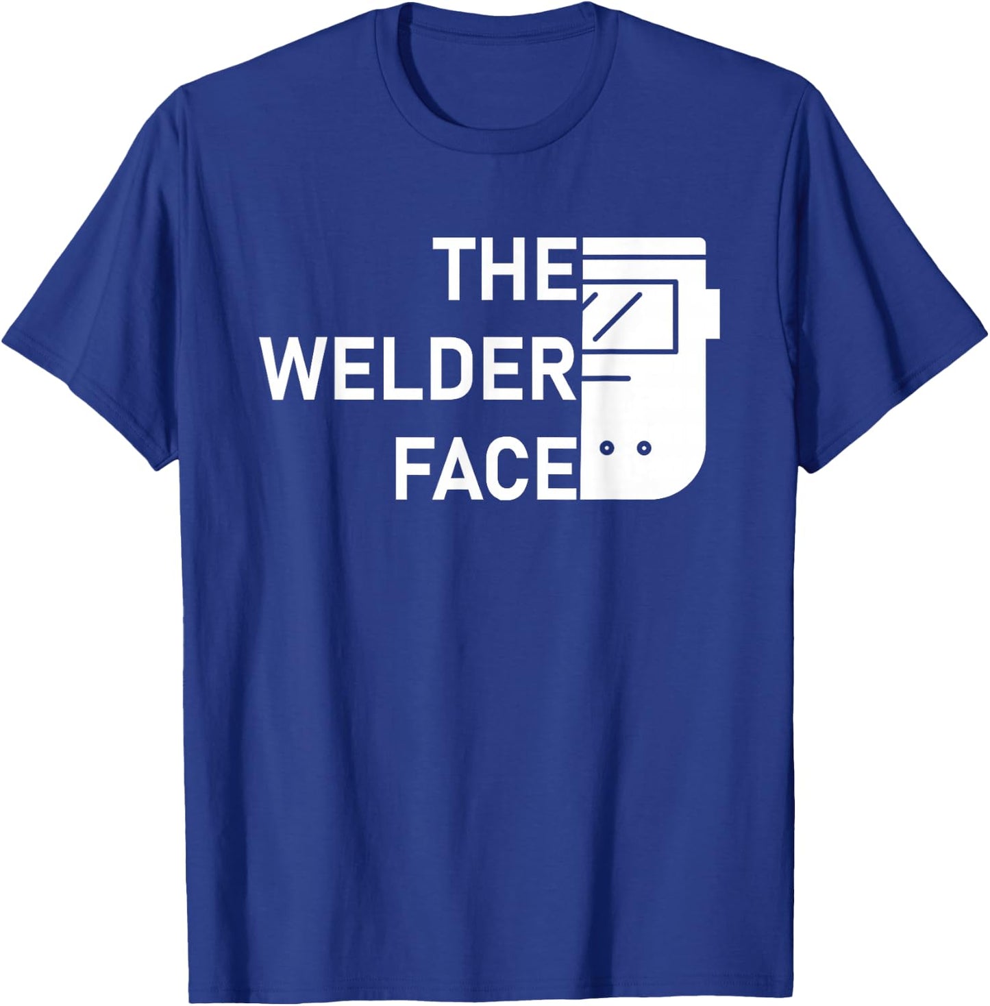The Welder Face T-Shirt - T-Shirt | Royal