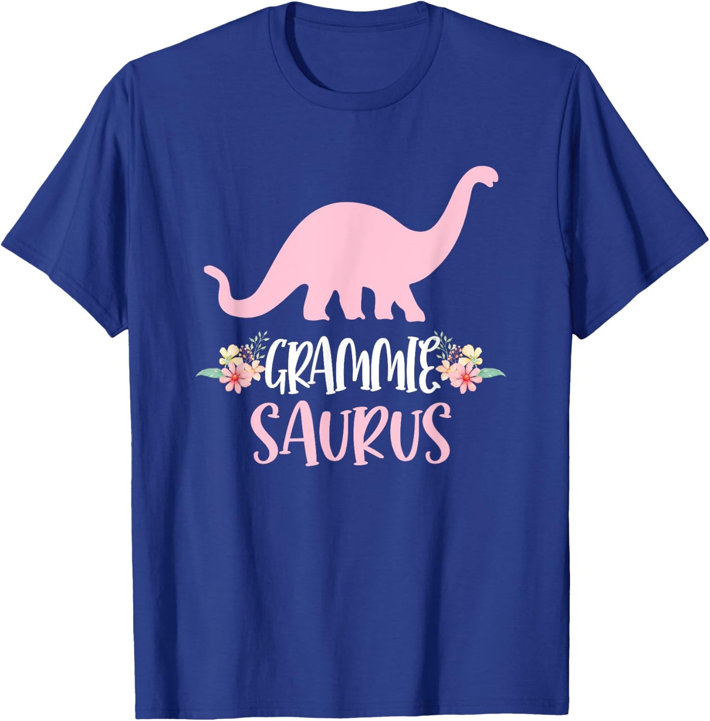 Grammie Saurus Grandma Mother's Day Thanksgiving Christmas T-Shirt - T-Shirt | Royal