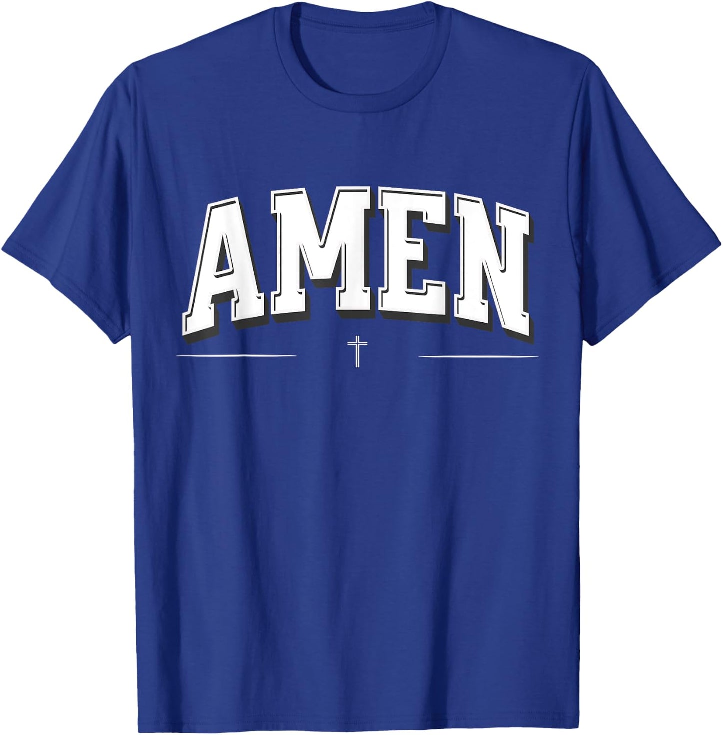 Christian shirts , AMEN T-Shirt - T-Shirt | Royal