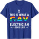 This is what a Gay Electrician looks like Circuit Cable T-Shirt - T-Shirt | Royal
