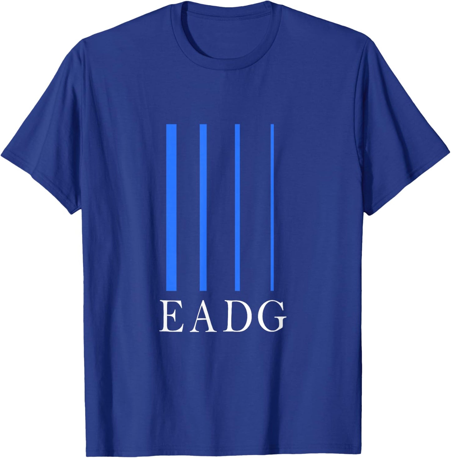 EADG Electric Bass Guitar Bassist 4-String T-Shirt - T-Shirt | Royal