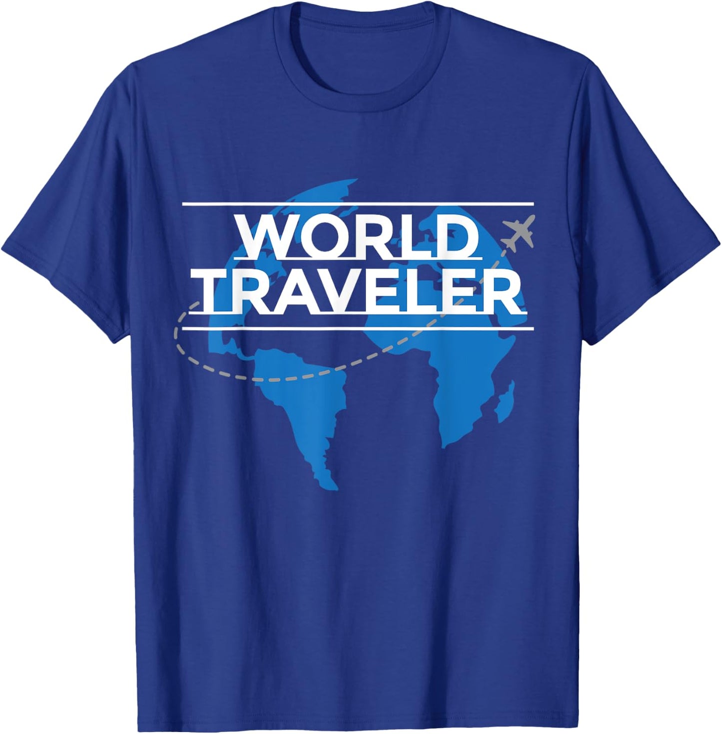 International World Traveler Gift International Traveler T-Shirt - T-Shirt | Royal
