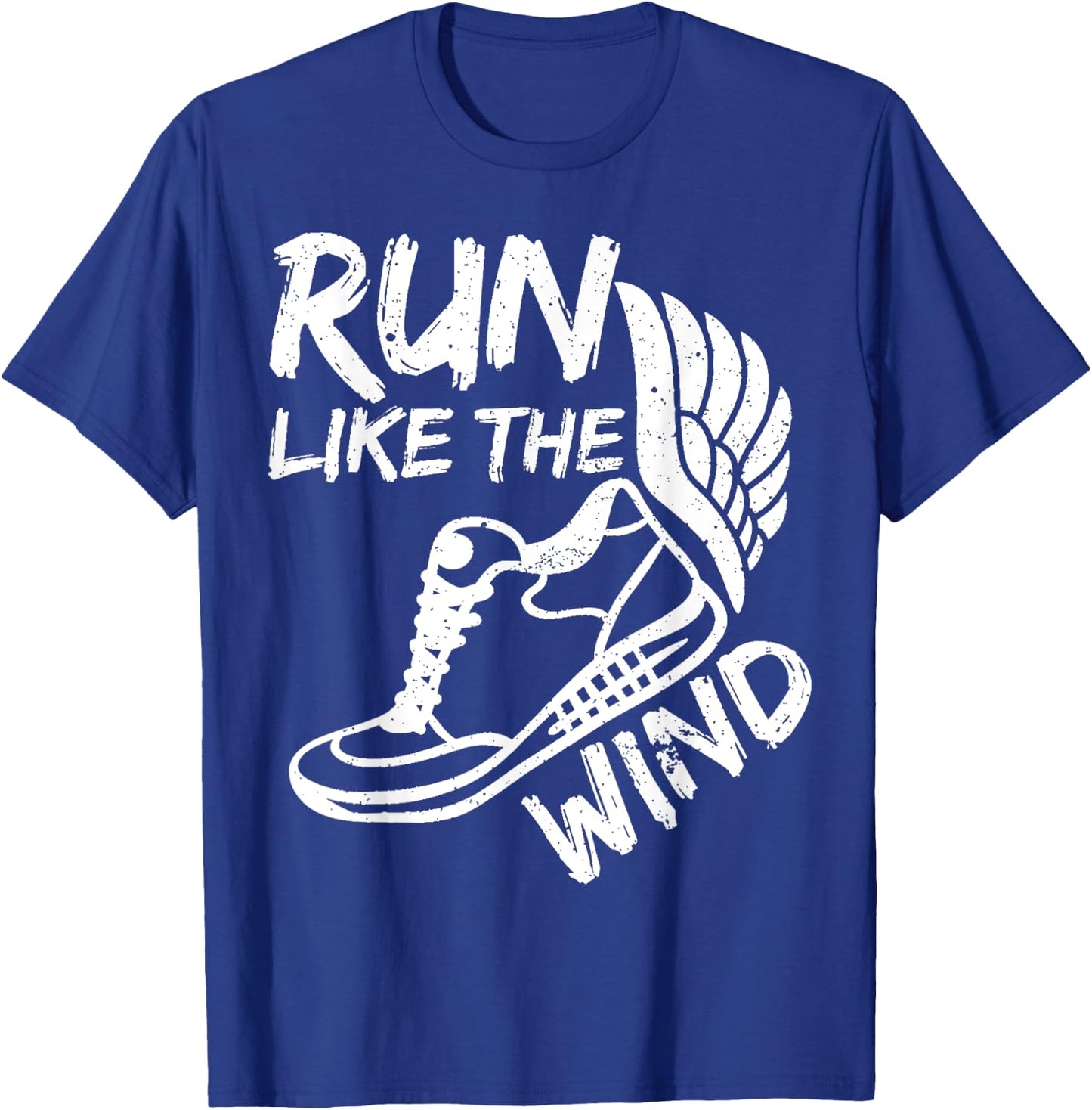 Run Like The_Wind Sport Funny Active Runner Gift T-Shirt - T-Shirt | Royal