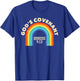 Rainbow God's Covenant Genesis 9:13 Bible Christian Lover T-Shirt - T-Shirt | Royal