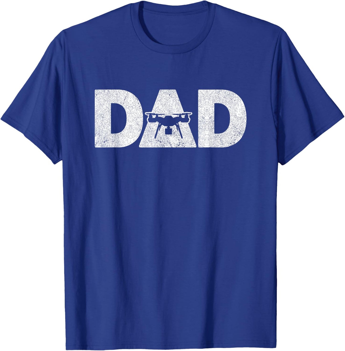 Retro Vintage Funny Dad Drone Pilot T-Shirt - T-Shirt | Royal