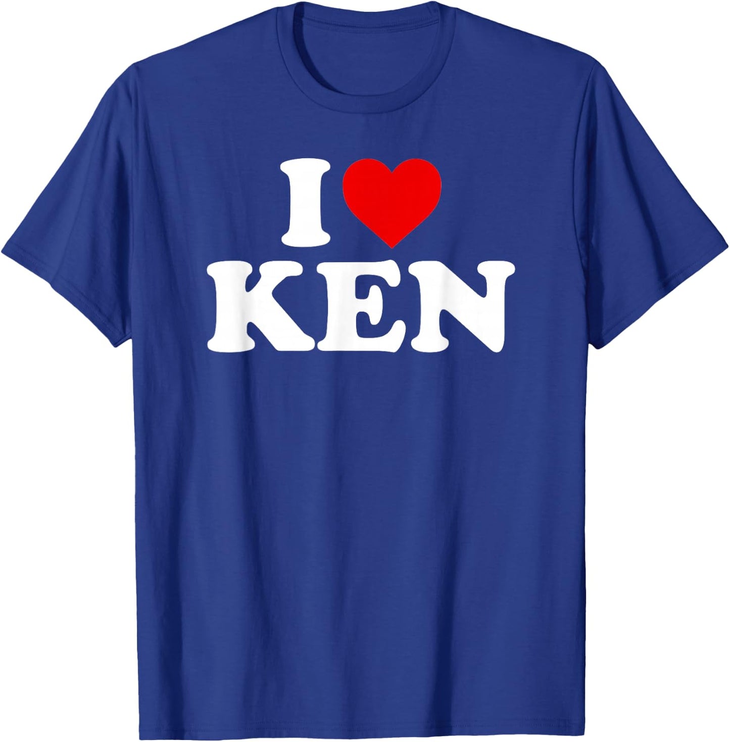 I Love Ken - Heart T-Shirt - T-Shirt | Royal