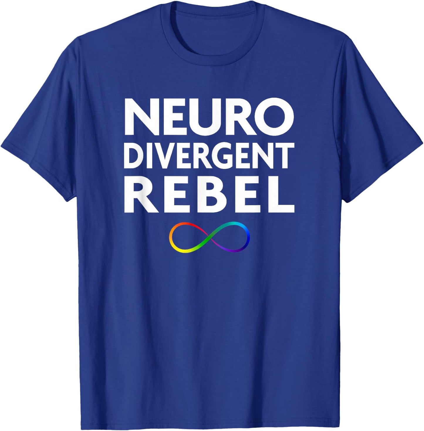 Red Instead Autism Neurodivergent Rebel T-Shirt - T-Shirt | Royal