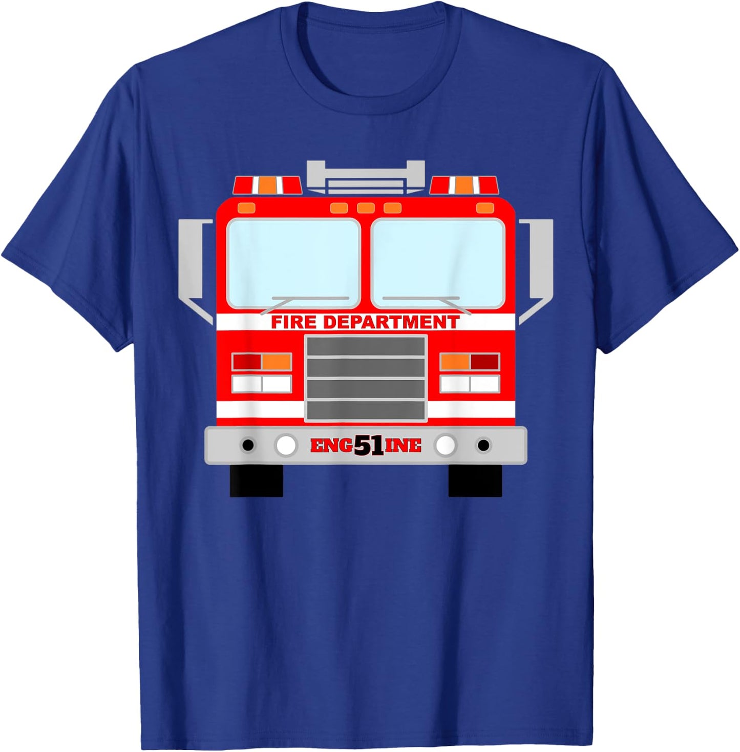 Fire Truck Halloween Costume Pretend I'm a Fire Truck T-Shirt - T-Shirt | Royal