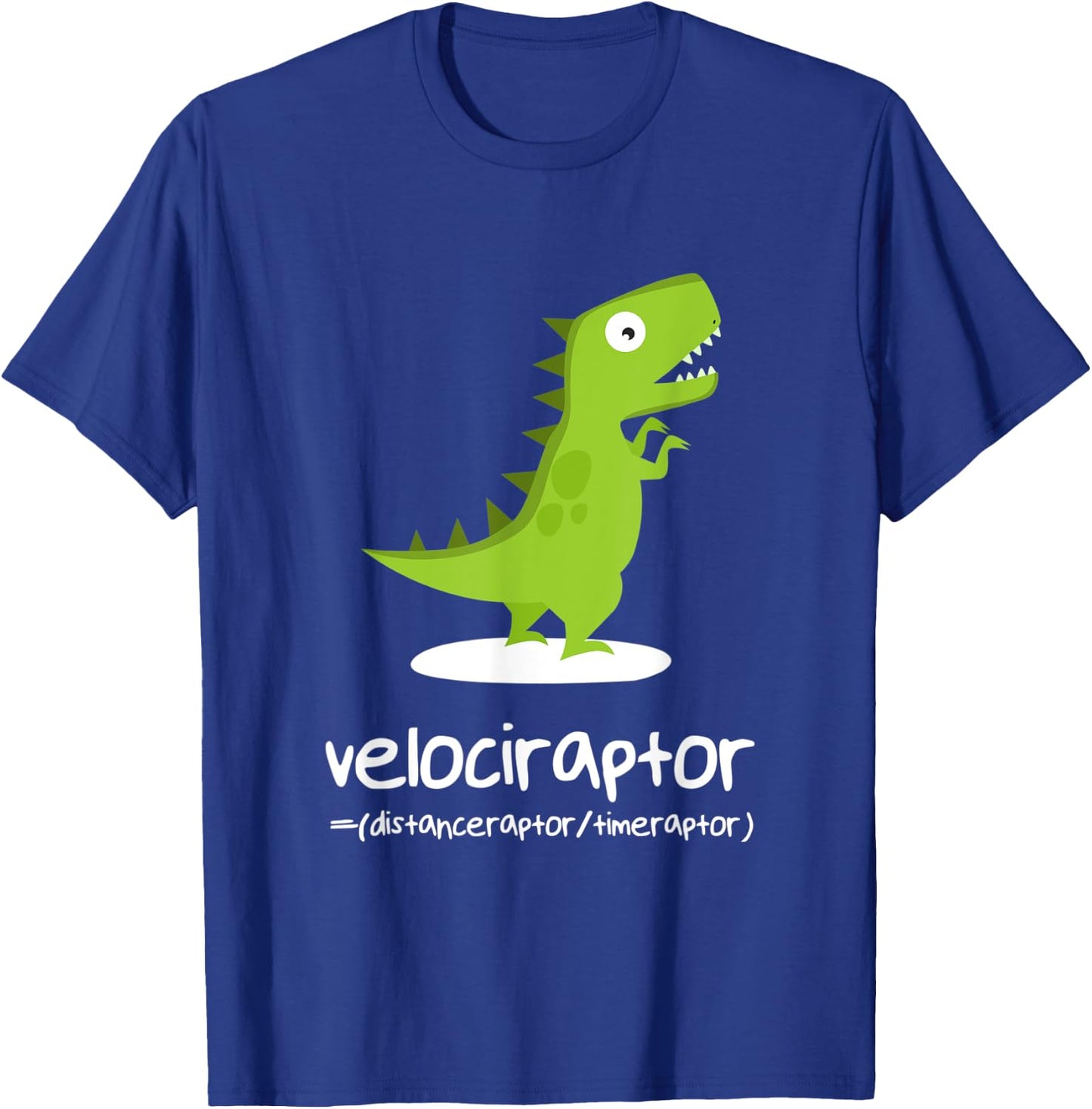 Math Shirt Funny Dinosaur Velociraptor Algebra Equation T-Shirt - T-Shirt | Royal