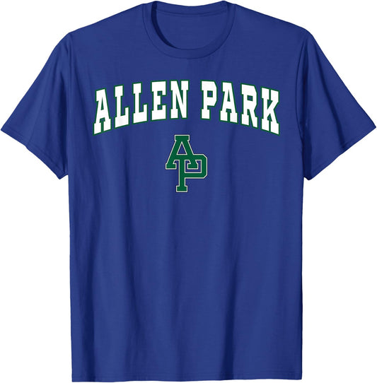 Allen Park High School Jaguars C2 T-Shirt - T-Shirt | Royal