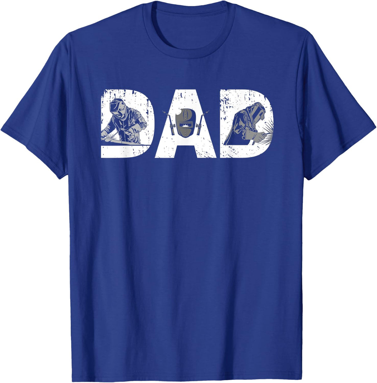 Dad Welder Welding Metal Fabricator Funny Father's Day T-Shirt - T-Shirt | Royal