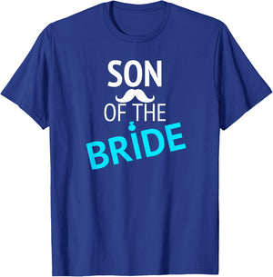 Son of the Bride Wedding shirt Son Gift Men Boy T-Shirt - T-Shirt | Royal
