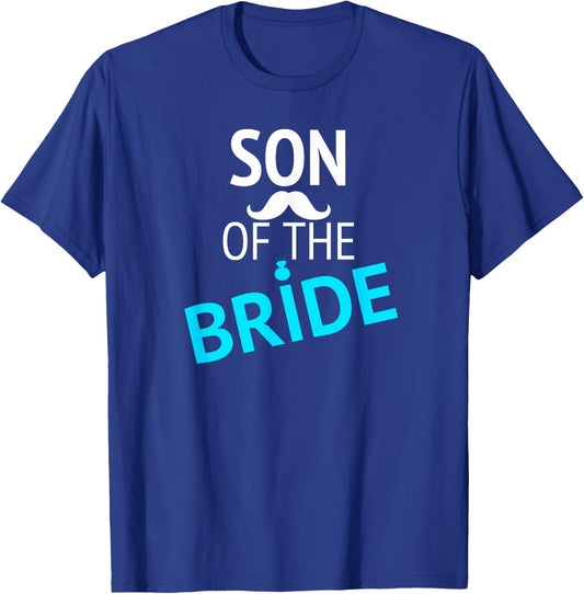 Son of the Bride Wedding shirt Son Gift Men Boy T-Shirt - T-Shirt | Royal