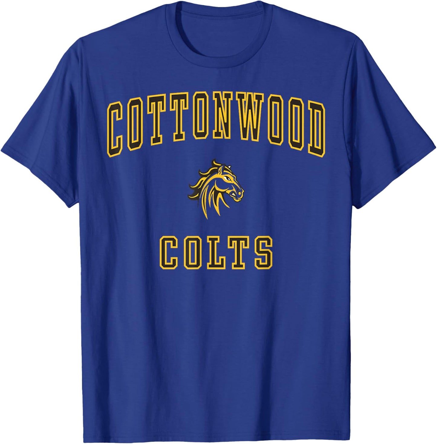 Cottonwood High School Colts C1 T-Shirt - T-Shirt | Royal