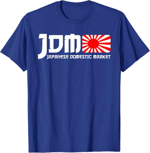 JDM Motorsport Car Tuning Automotive T-Shirt - T-Shirt | Royal
