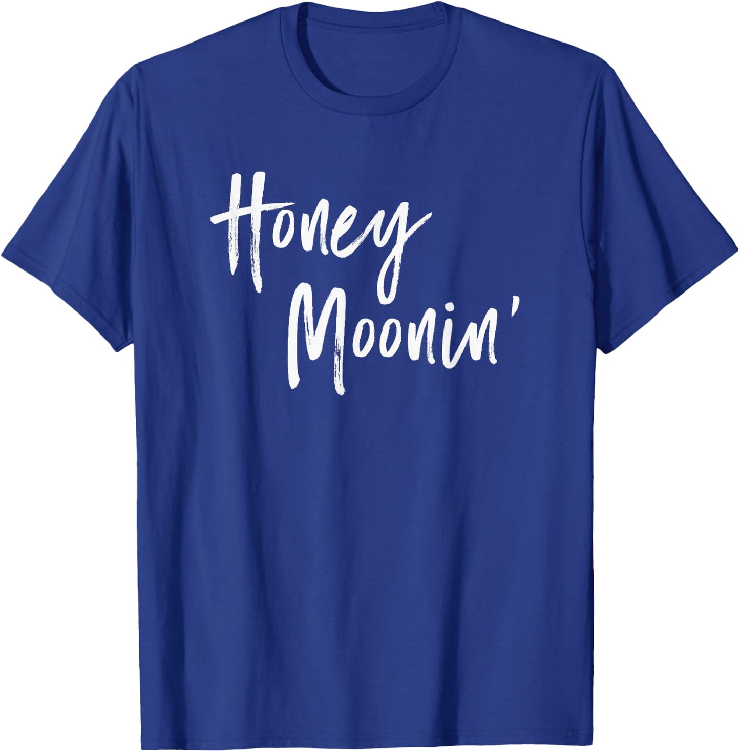Honey Mooning Honeymoon Vacation Couples Married Matching T-Shirt - T-Shirt | Royal