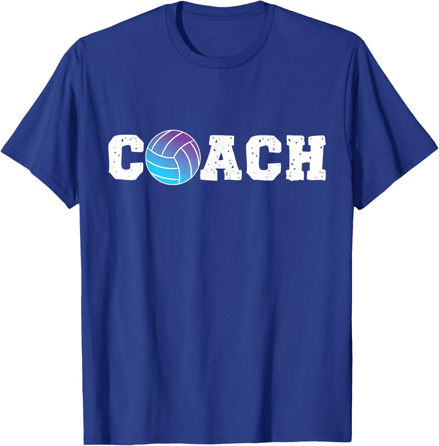 Team Coach Coach Volleyball Player T-Shirt - T-Shirt | Royal