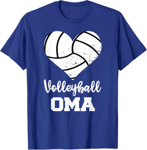 Volleyball Oma Funny Volleyball Player Oma T-Shirt - T-Shirt | Royal