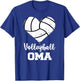 Volleyball Oma Funny Volleyball Player Oma T-Shirt - T-Shirt | Royal
