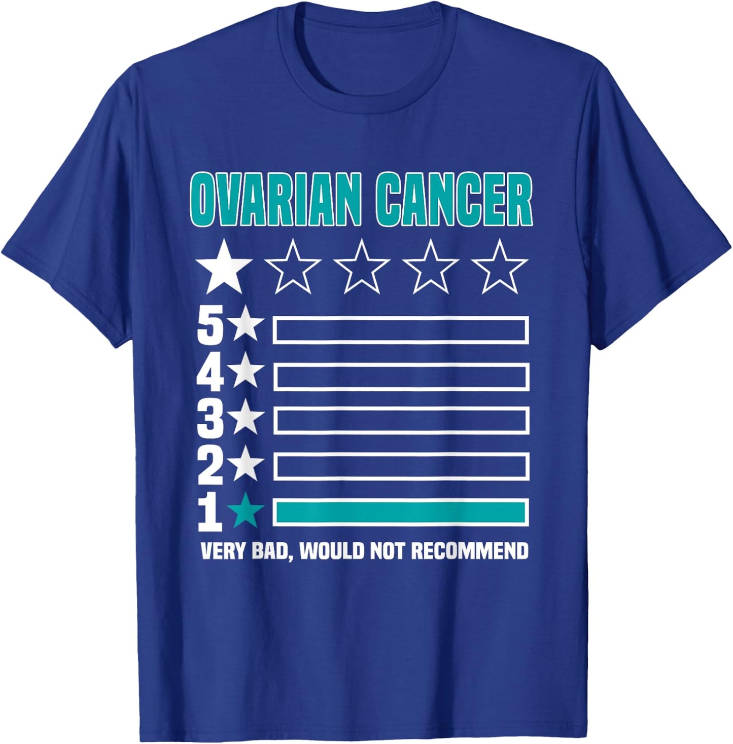 Ovarian Cancer Ovary Women Mother's Day T-Shirt - T-Shirt | Royal