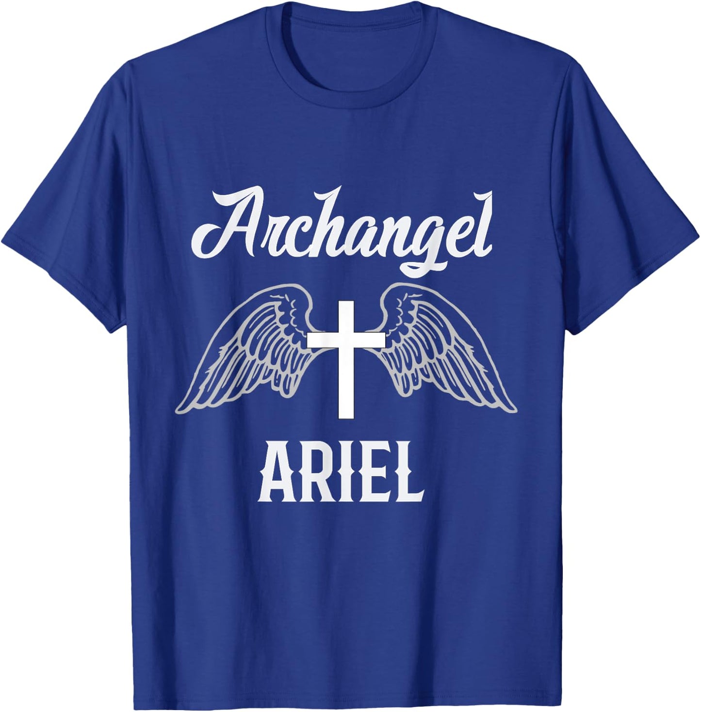 Saint Ariel the Archangel Traditional Catholic Prayer T-Shirt - T-Shirt | Royal