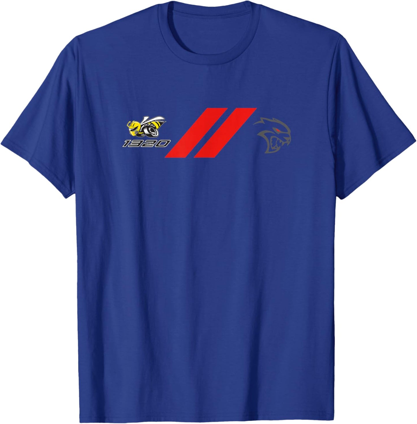 Dodge 1320 // Hellcat Logo T-Shirt - T-Shirt | Royal