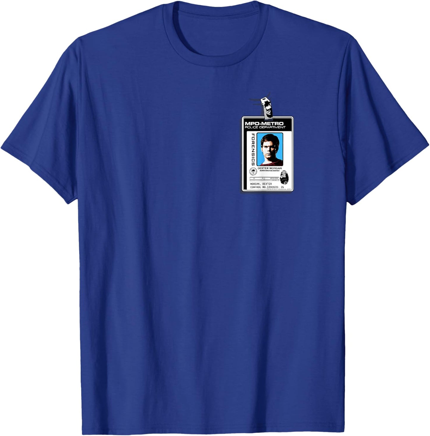 Dexter Badge T-Shirt - T-Shirt | Royal