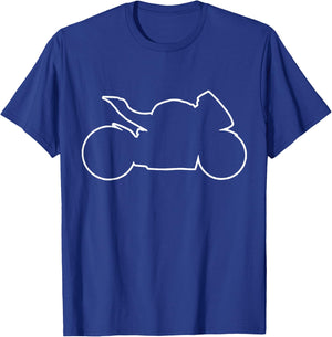 Motorcycle Racing Superbike Motorcyclist T-Shirt - T-Shirt | Royal