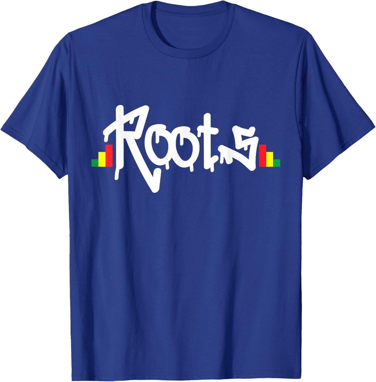 Reggae Roots Rasta Rastafari Grafitti Hip Hop Dub DnB Jungle T-Shirt - T-Shirt | Royal