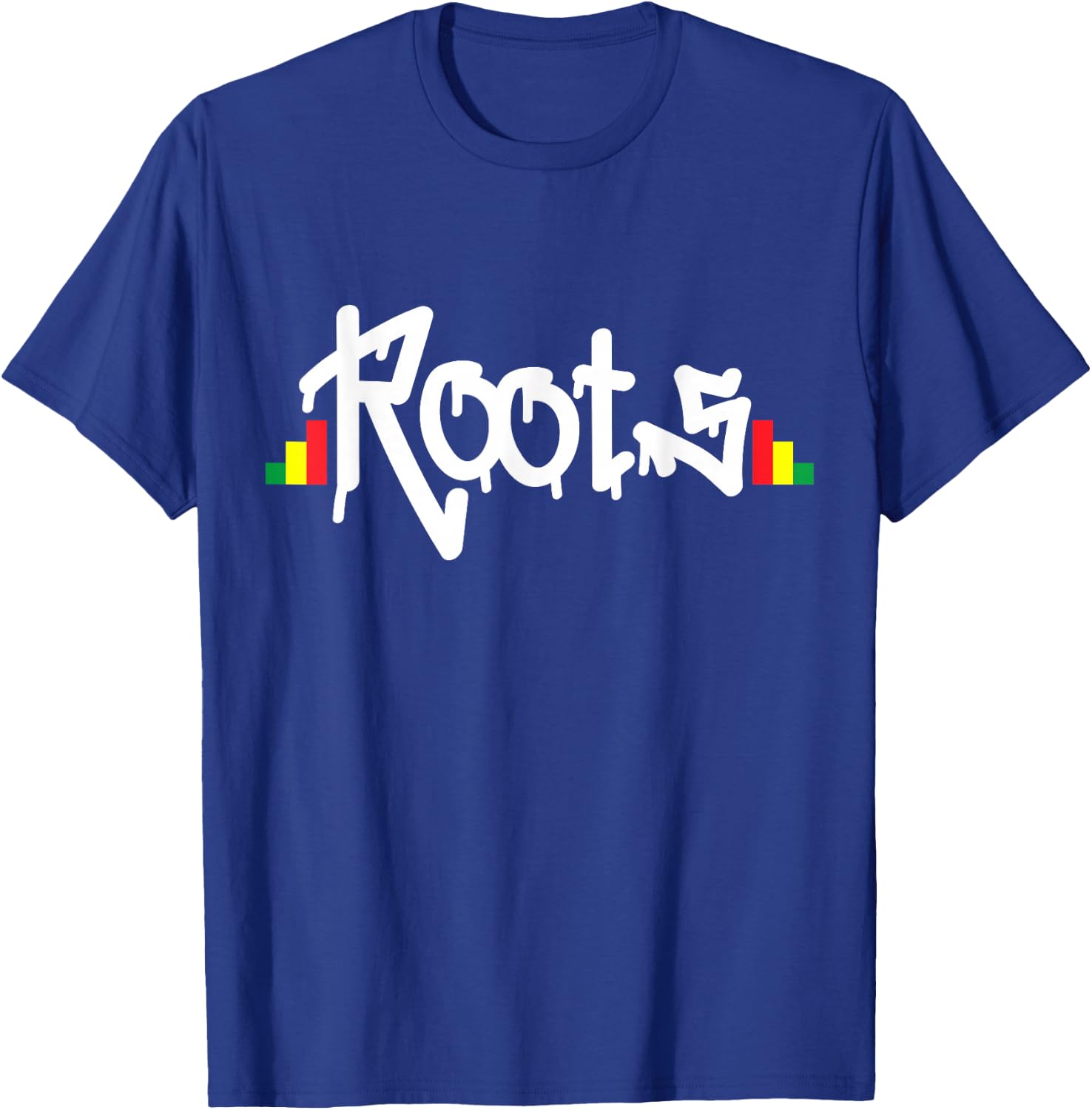 Reggae Roots Rasta Rastafari Grafitti Hip Hop Dub DnB Jungle T-Shirt - T-Shirt | Royal