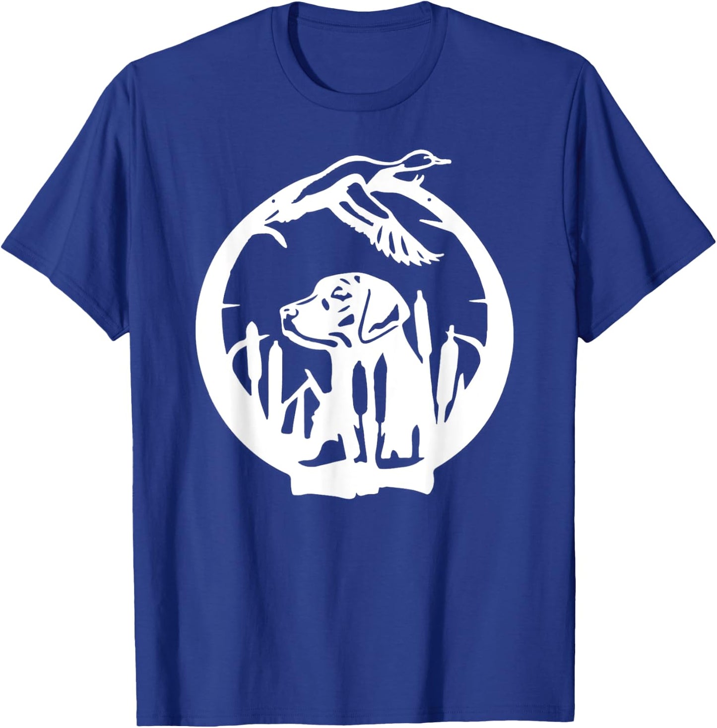 Duck Hunting Labrador Retriever Waterfowl Hunter Black Lab T-Shirt - T-Shirt | Royal